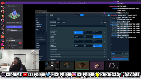 Adin's BO2 teammate Prime shows he doesn't even have a monitor in the direction XQC accused him of looking at to cheat on.