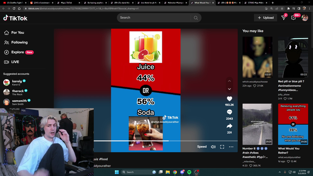 xQc dad asks how is Soda doing
