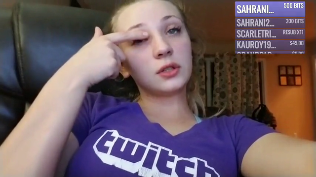 Spoiled brat whining because she can't stream during her Grandfather's Birthday.