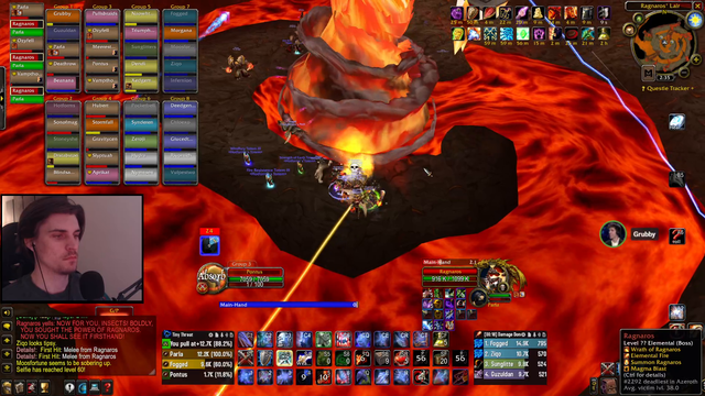 Pontus dies on Ragnaros