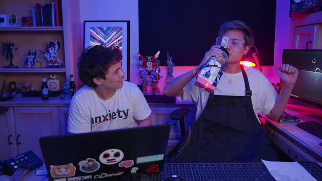 Albert too drunk to feel the tazer