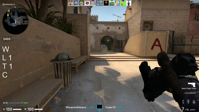 Lirik skillfully deletes an enemy