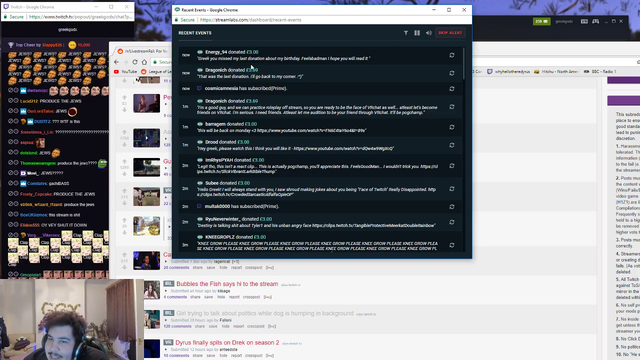 Viewers jebait Greek since Greek wasn't going to open self reaction Twitch clips anymore