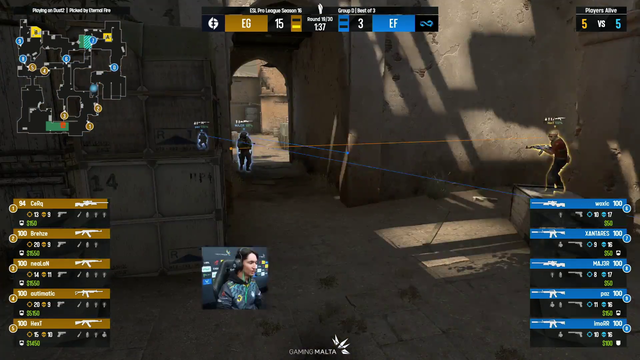 CS:GO caster gets a little too excited