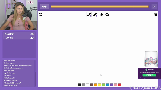 Streamer really sets a challenge for chat to guess the word