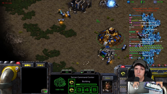 Artosis cant build his depot