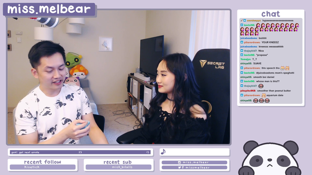 Surprise proposal on art stream