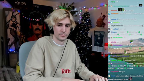 xQc has meltdown while explaining Adept saga
