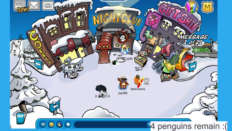 The last survivors of 'Club Penguin Rewritten' takedown from Disne. They have been holding on for more than 24 hours. Justice for CPR!