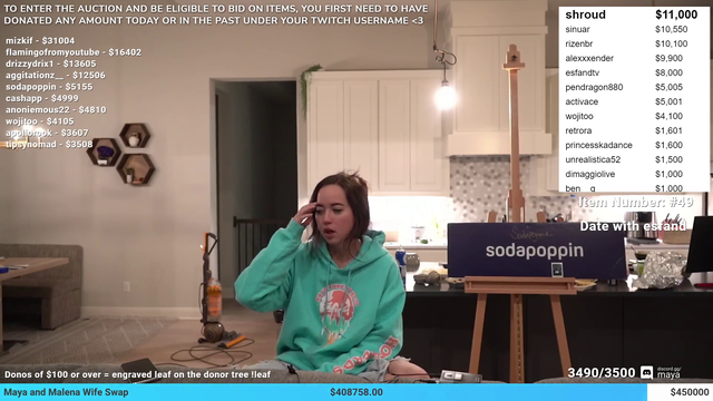 Shroud spends $11K for a date with Esfand