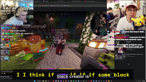 xQc on Blaustoises take about being called a white boy  "now lean into the joke and do one about them being black instead go ahead. Does he have that courage? Yeah thats what I thought"