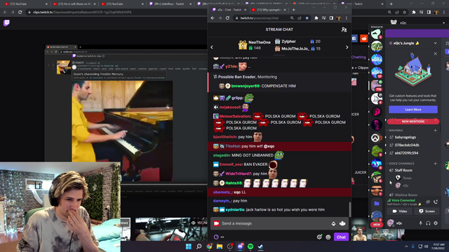 xQc acquires the services of the sanest Baj to read chat