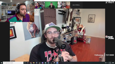 What Mizkif is doing during Hasan and H3's convo