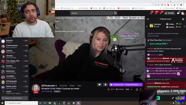 QTCinderella and Mizkif both give their perspective