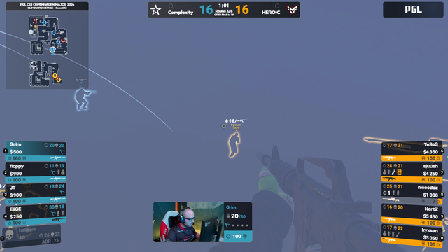 Elige blind 3k during triple overtime