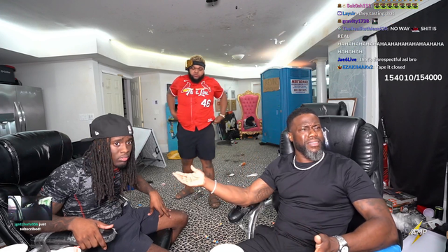 Druski drops a bomb in Kevin Hart's porta