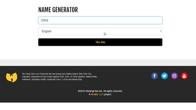 Demo wants to change his name