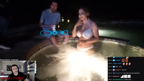 Mizkif caught in the act