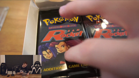 Soda being very careful with 20k pokemon card box