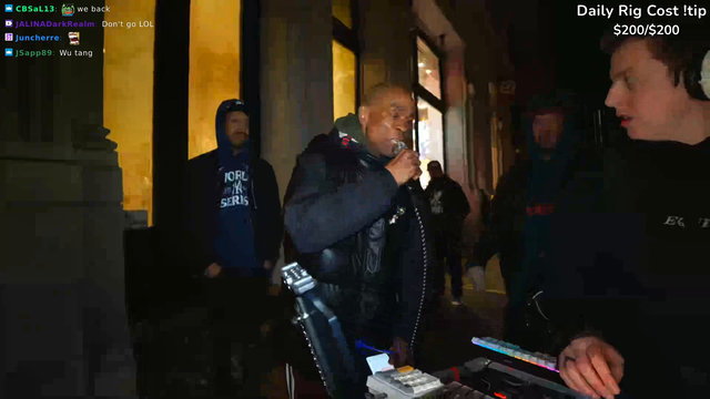 Old timer flows with a Wutang beat