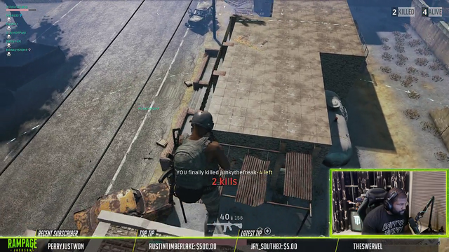 Rampage Jackson 1v5 Chicken Dinner!