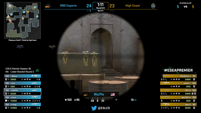 ESL_CSGO - RBG vs High Coast never ending match