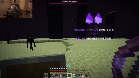 Erobb finally kills the Ender dragon