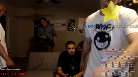 Axiun reenacts the famous clip