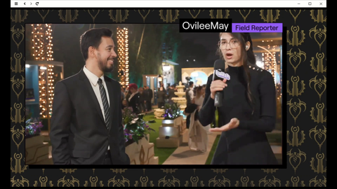 Interviewer talks to Mike Shinoa main singer of Linkin Park without realising who he is.