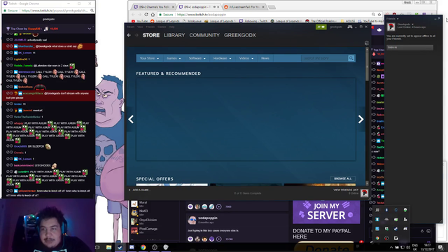 Greek overhears Soda calling him shit at games
