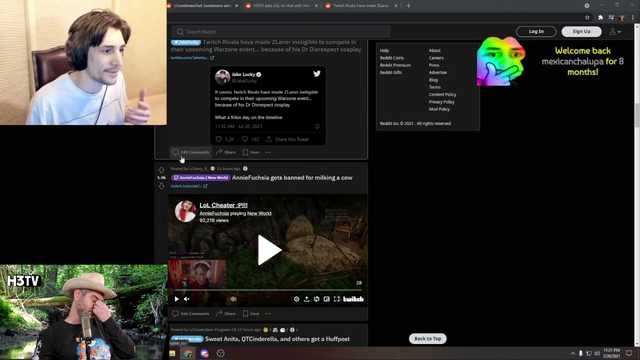H3's response to xqc on him ignoring xqc