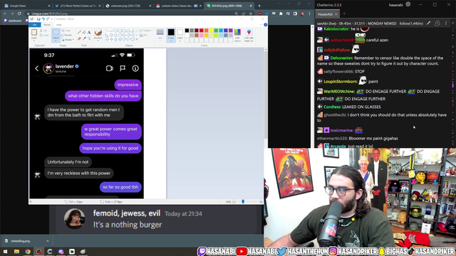 Hasan leaks dms with LavLune