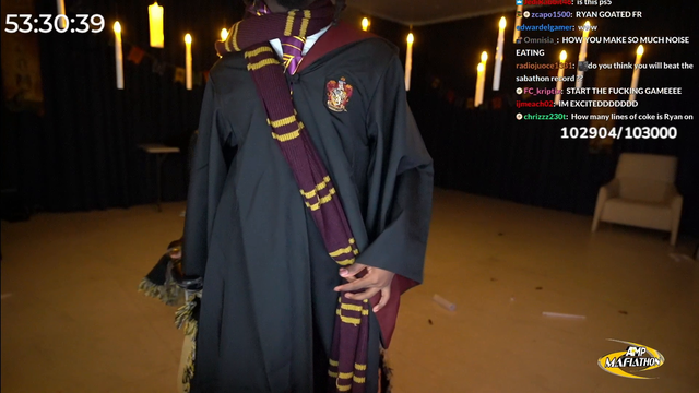 Kai Dresses up as Harry Potter