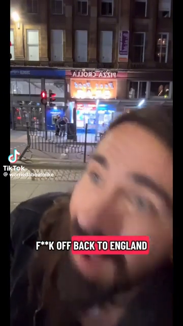 Streamer gets told to "f*ck off back to England" in Glasgow