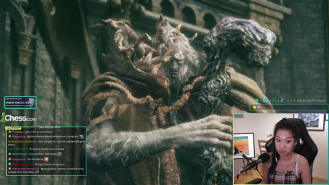 Chess streamer blunders while playing Elden Ring