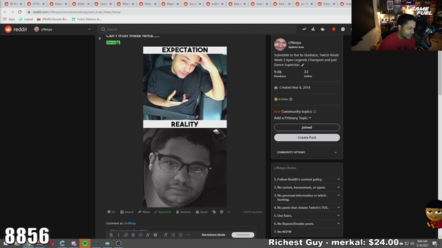 Nick finds a new way to gain subs