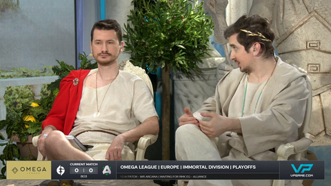 Dota 2 panel turns into Veggietales