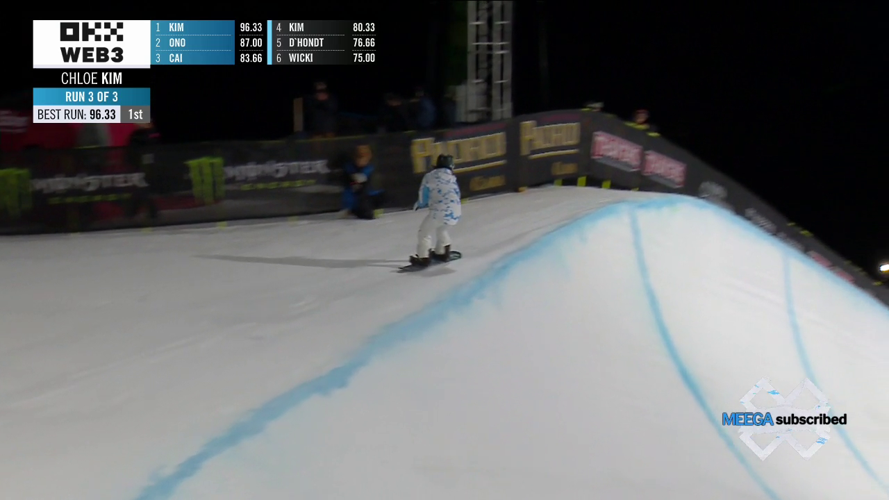 Chloe Kim's victory lap at XGames Aspen