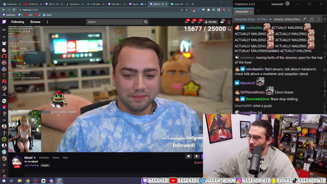 XQC and Hasan troll mizkif