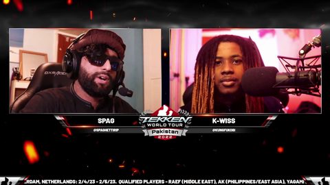TEKKEN Commentator gets caught in 4K