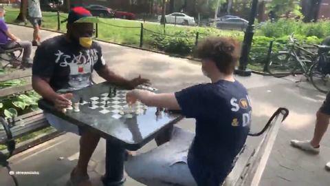 Hans hustling chess hustlers IRL