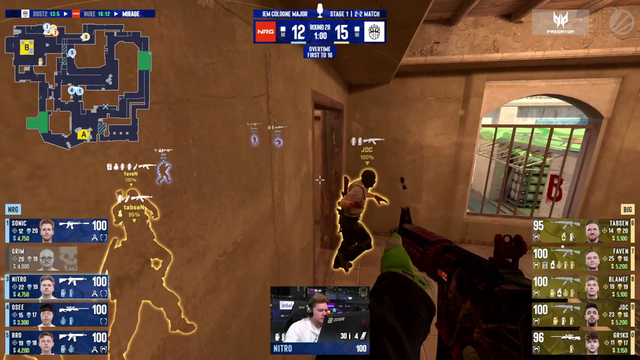 BIG comeback against NRG from 0-12 down to 16-12 . #punintended