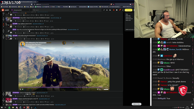 Knut harassed