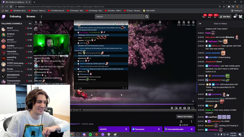 xQc Calls Out Destiny on Hypocrisy