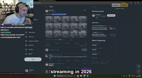 xQc on streamers going live just to react to the Kai and Reggie situation
