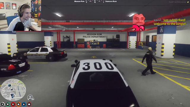 xQc experiences X RP as a cop