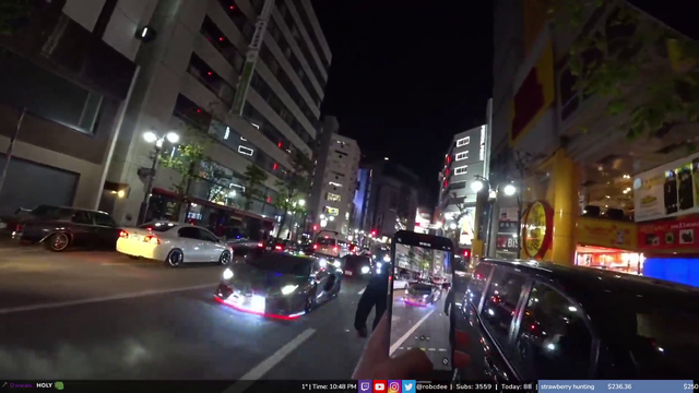 Sick Lambo lightshow in Tokyo