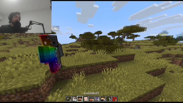Forsen checks out viewer builds on his Minecraft server