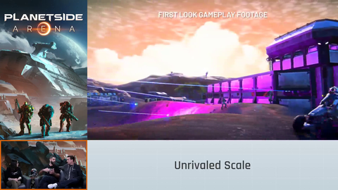 PlanetSide Arena Map comparison to a "typical" shooter map :D