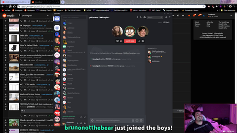 Pokimane white knights for Greek.